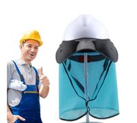 Hard Hat Brim Shade | UV Block Helmet-Mounted Neck Guard - Easy To Wear Hardhat Sunshade for Heatstroke Prevention Outdoor Construction Sites