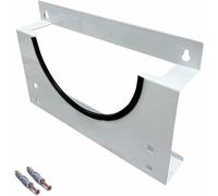 Hard Hat Holder Wall Mount with Screws, Heavy Duty Galvanized Steel Rack for Safety Helmet Organization in Power Plants