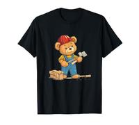Hard Hat On, This Teddy Bear’s Building for Man and Woman T-Shirt