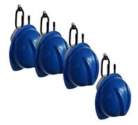 Hard Hat Rack Hard Hat Holder Hard Hat Storage Hard Hat Hanger - Adjustable Flexible Hook - No Hard Hat - 4/PK-Screws Included
