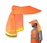 Hard Hat Shade Full Brim - Hard Hat Sun Visor | Adjustable Tightness Breathable Anti-UV Cap Attachment for Head Face Labor Protection Work Cycling