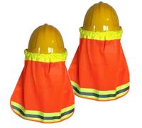 Hard Hat Shade | Hard Hat Shade Full Brim - UV Protection Shield Neck Cover with Reflective Strap Full Brim Adjustable Helmet Accessories for Hiking