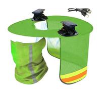 Hard Hat Sun Neck Shield,Sunlight Blocking Neck Protection - Hard Hat Visor With Solar Fan,for Greening Agricultural Planting Roofing Landscaping Projects Farmers