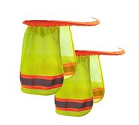 Hard Hat Sun Shield Cover - Hard Hat Neck Covers, 2Pcs Safety Hards Hats Sun Shades | Round Hards Hats Shadow Protection For Construction Workers Outdoor Hiking Biking Fishing