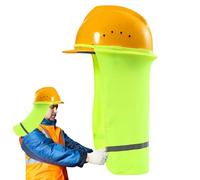 Hard Hat Sun Shield - Mesh Hard Hat Visor Neck Shade High Visibility | Breathable Neck Sunshade Cover | Hard Hat Sun Visor For Neck Protection, Summer Work, UV Rays And Heatstroke