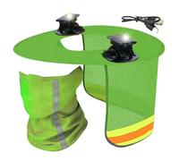 Hard Hat Sun Shield | Sun-Blocking Ventilated,Hard Hat Visor With Solar Fan | for Farmers Professionals Construction Agricultural Planting Roofing Work