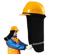 Hard Hat Sun Visor Shade - High Visibility Mesh, Breathable Neck Protector | Outdoor Work Safety Heat Barrier Gear, Lightweight Uv Protection Accessory for Construction Landscaping Summer Exposure