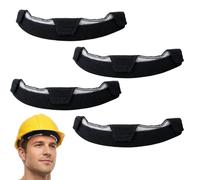 Hard Hat Sweatband, Hard Hat Liner, Four-Piece Set for Construction and Welding Work, Helmet Accessories with Self-Adhesive Design, Washable