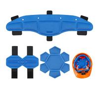 Hard Hat Sweatband, Top Pad and Ratchet Suspension Pad, Sweat Band for Safety Helmet, Washable Hard Hat Cooling Liner Accessories, Suspension Padding Liner Set, 3 PCS