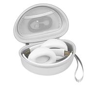 Hard Headphone Case for Beats Solo 4, Studio Pro, Solo 3, Studio 3, Solo 2,Over Ear Headphone Carrying Case with Storage Cable Bag Strap for Travel (Silver)