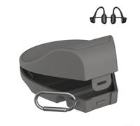 Hard Headphone Case for SHOKZ OpenRun Pro 2 - Waterproof Shockproof Storage Box for Bone Conduction Earphones - Grey ABS Protective Cover 14.2cm
