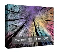 Hard Impossible Puzzles for Adults 1000 Piece, Challenging Difficult Puzzles for Adults, Colorful Gradient Jigsaw Puzzle for Adult