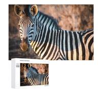 Hard Jigsaw Puzzle for Adults 1000 PCS Animals Zebra Africa Wild Jigsaws for Adults Fun Games Home Decoration Educational Challenge 1000 PCS