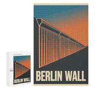 Hard Jigsaw Puzzle for Adults 1000 PCS Berlin Wall Puzzle for Adults Relax Games Difficult Challenge Challenging To Complete 1000 PCS