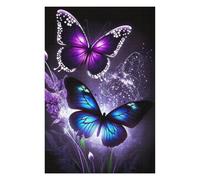 Hard Jigsaw Puzzle for Adults 1000 PCS Butterflies In Bloom Jigsaws for Adults Hands-on Game A Work of Art Great Gift for Gaming 1000 PCS