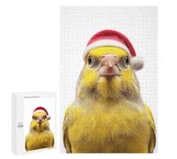 Hard Jigsaw Puzzle for Adults 1000 PCS Christmas Canary Portrait Puzzle for Adults Relax Games Difficult Challenge Challenging To Complete 1000 PCS
