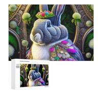 Hard Jigsaw Puzzle for Adults 1000 PCS Easter Bunny Decorations for Sale Adult Puzzles Family Game For Family Fun Great Gift for Gaming 1000 PCS