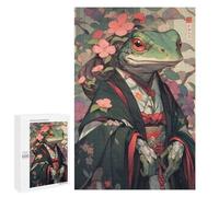 Hard Jigsaw Puzzle for Adults 1000 PCS Edo Frog Geisha Puzzle for Adults Relax Games Difficult Challenge Challenging To Complete 1000 PCS