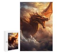 Hard Jigsaw Puzzle for Adults 1000 PCS Flying Dragon Puzzle for Adults Relax Games Difficult Challenge Challenging To Complete 1000 PCS