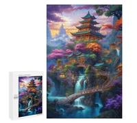 Hard Jigsaw Puzzle for Adults 1000 PCS Japanese Sunset Fantasy 04 Puzzle for Adults Brain Teaser Game Birthday Present Birthday Present, Gifts, 1000 PCS