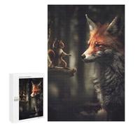 Hard Jigsaw Puzzle for Adults 1000 PCS Kung Fu Squirrel Puzzle for Adults Relax Games Difficult Challenge Challenging To Complete 1000 PCS