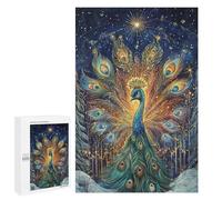 Hard Jigsaw Puzzle for Adults 1000 PCS Magical Peacock Forest Scene Puzzles for Teenagers But Fun And Humorous Challenging To Complete Stress Reduction Gifts 1000 PCS