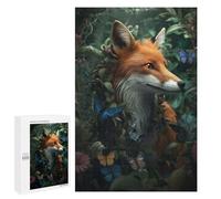 Hard Jigsaw Puzzle for Adults 1000 PCS Magical Whimsical Fox Puzzle for Adults Relax Games Difficult Challenge Challenging To Complete 1000 PCS