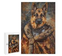 Hard Jigsaw Puzzle for Adults 1000 PCS Medieval Knight Dog Armor-7 Puzzles for Teenagers But Fun And Humorous Challenging To Complete Stress Reduction Gifts 1000 PCS