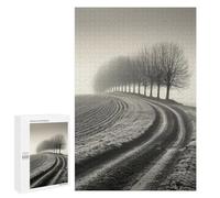 Hard Jigsaw Puzzle for Adults 1000 PCS Misty Row Sentinels Puzzle for Adults Relax Games Difficult Challenge Challenging To Complete 1000 PCS