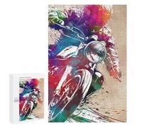 Hard Jigsaw Puzzle for Adults 1000 PCS Motor Sport Art 6 Puzzle for Adults Relax Games Difficult Challenge Challenging To Complete 1000 PCS