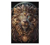 Hard Jigsaw Puzzle for Adults 1000 PCS Mystical Cosmic Lion Adult Jigsaw Puzzle Hands-on Game Perfect Decoration Great Gift for Gaming 1000 PCS
