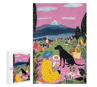 Hard Jigsaw Puzzle for Adults 1000 PCS Summer Picnic in The Park Puzzles for Teenagers But Fun And Humorous Challenging To Complete Stress Reduction Gifts 1000 PCS