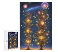 Hard Jigsaw Puzzle for Adults 1000 PCS Two Surreal Trees Puzzle for Adults Relax Games Difficult Challenge Challenging To Complete 1000 PCS