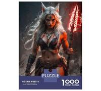 Hard Jigsaw Puzzle for Adults 1000 Pieces A Kitsune Barbarians Wrath Teenager Puzzles Hands-on Game Staycation Kill Time Great Gift for Gaming 38x26cm/1000pcs