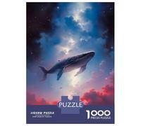 Hard Jigsaw Puzzle for Adults 1000 Pieces Above The Red Clouds Adult Puzzles Relax Games Enhance Memory Great Gift for Gaming 52x38cm/1000pcs