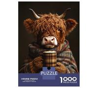Hard Jigsaw Puzzle for Adults 1000 Pieces Abstract Horse Contemporary Expressionist Reimagining Puzzles for Adults Toy Wall Decor Stress Reliever Birthday Present, Gifts, 70x50cm/1000pcs