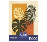 Hard Jigsaw Puzzle for Adults 1000 Pieces Abstract Tropical Leaves Matisse Jigsaw Anti-Stress Toys But Fun And Humorous Educational Challenge 52x38cm/1000pcs