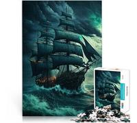 Hard Jigsaw Puzzle for Adults 1000 Pieces Ancient ship Made of cardboard，for and 14 years and over Home Decoration game Toys Family Games Christmas Birthday Gifts 。size：26x38cm/10.24x14.96inch