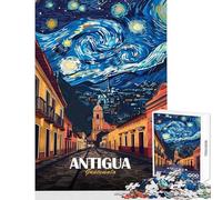Hard Jigsaw Puzzle for Adults 1000 Pieces Antigua Guatemala Street Art Educational Games Difficult Hard Toy Wall Decor Artists' Collection, Fine Arts (38x52cm)