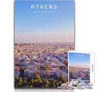 Hard Jigsaw Puzzle for Adults 1000 Pieces Athens Practical Game Perfect Decoration Anti-Stress Toys Size 38x26cm