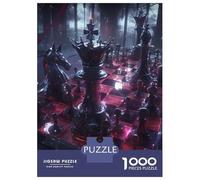 Hard Jigsaw Puzzle for Adults 1000 Pieces Behind The Mask - Abstract Expressionism Jigsaw Puzzle Anti-Stress Toys Precision Cutting Great Gift for Gaming 38x26cm/1000pcs