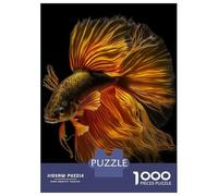 Hard Jigsaw Puzzle for Adults 1000 Pieces Bettas Gold Fish Jigsaw Anti-Stress Toys Analysis And Logic Birthday Present, Gifts, 70x50cm/1000pcs