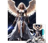 Hard Jigsaw Puzzle for Adults 1000 Pieces Blond Archangel Help The Brain Exercise For Family Fun Educational Toy for Ages 14 And over (38X52CM)