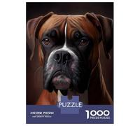 Hard Jigsaw Puzzle for Adults 1000 Pieces Boxer Oil Paint Teenager Puzzles Hands-on Game Staycation Kill Time Great Gift for Gaming 52x38cm/1000pcs