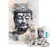 Hard Jigsaw Puzzle for Adults 1000 Pieces Buddhas Serenity Fun Activities at Home Difficult Challenge Toy Wall Decor for Age 14+ Game (38x52cm)