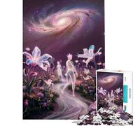 Hard Jigsaw Puzzle for Adults 1000 Pieces Celestial Garden Path Help The Brain Exercise For Family Fun Educational Toy for Ages 14 And over (38X26cm)