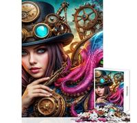 Hard Jigsaw Puzzle for Adults 1000 Pieces Clockwork Convergence Practical Game Wall Decoration Home Decoration Toys Birthday And Unique Gifts (50x75cm)