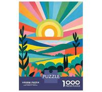 Hard Jigsaw Puzzle for Adults 1000 Pieces Colorful Iowa Fine Art Puzzle for Adults Hands-on Game Difficult Hard Birthday Present, Gifts, 38x26cm/1000pcs