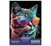Hard Jigsaw Puzzle for Adults 1000 Pieces CoolCatNumeroUno Jigsaw Brain Teaser Game Analysis And Logic Great Gift for Gaming 52x38cm/1000pcs