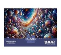 Hard Jigsaw Puzzle for Adults 1000 Pieces Cosmic Bubble Art Jigsaw Brain Teaser Game Analysis And Logic Great Gift for Gaming 70x50cm/1000pcs